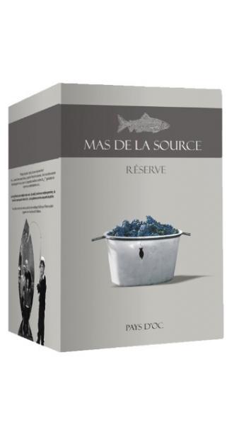 Mas de la source Rouge, Blanc et Rosé - 5 Litres 